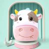 Ghiozdan de plus personalizat cu nume-Model Sweet COW