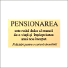 Copacul vieții din lemn cu licheni și plăcuță aurie gravată-cadou pensionare 30 cm